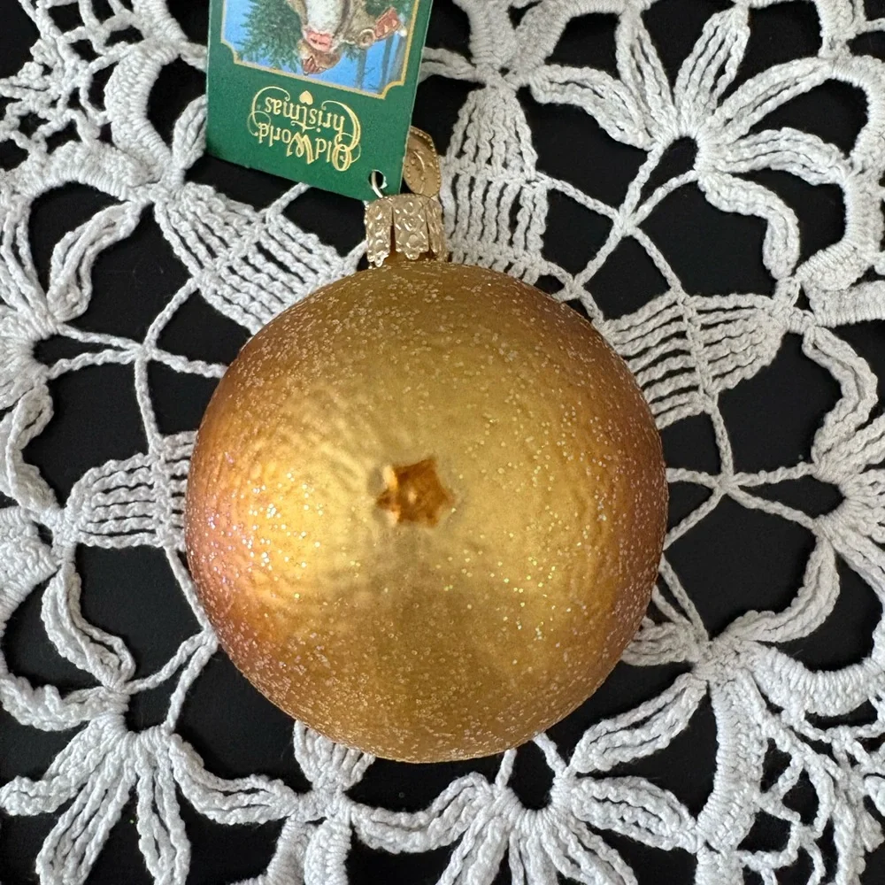 Old World Christmas Grapefruit Ornament 2019- Like New